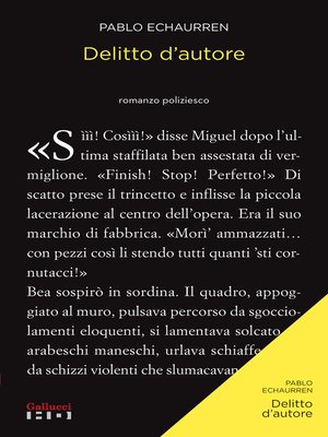 cover image of Delitto d'autore